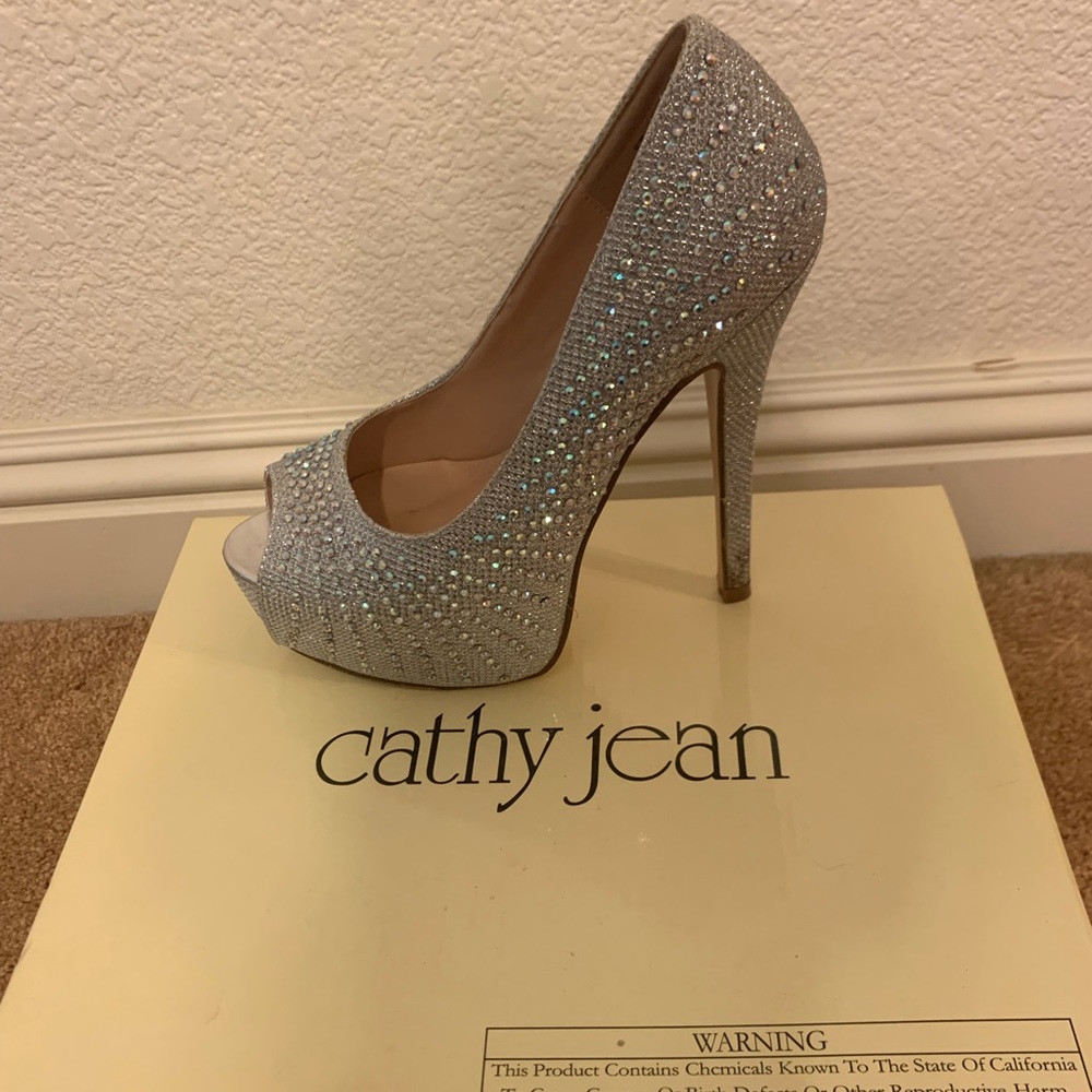 Cathy Jean Dazzled Platform Heels